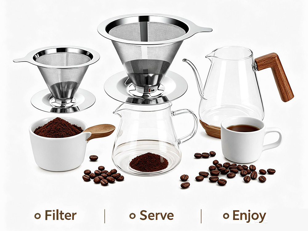 The application of Stainless Steel Wire Mesh Coffee Filter