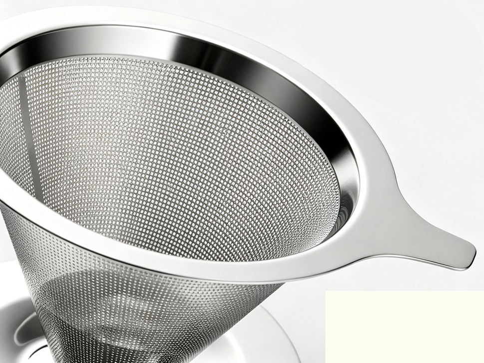 Premium Stainless Steel Wire Mesh Pour Over Coffee Filter