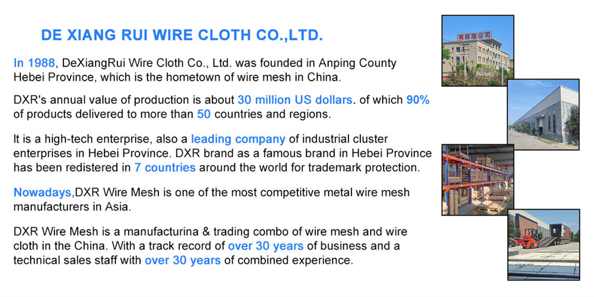 Why Choose DXR for Stainless Steel Wire Mesh?