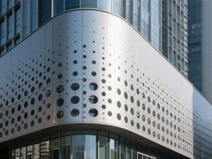 Round perforated metal is widely used