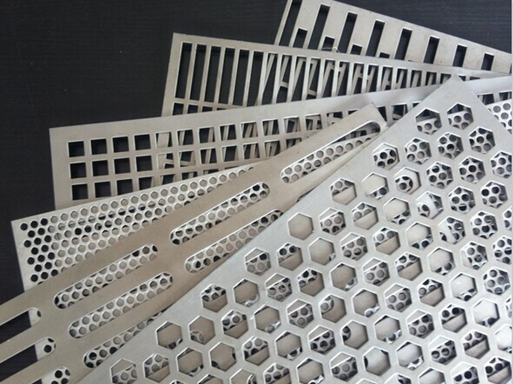 Our stainless steel perforated plates 