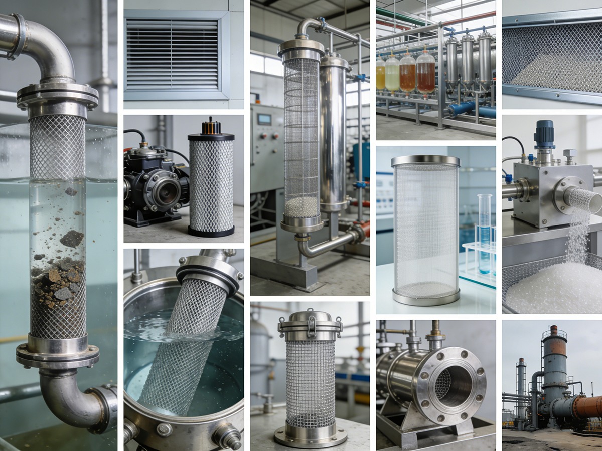 The application of stainless steel wire mesh