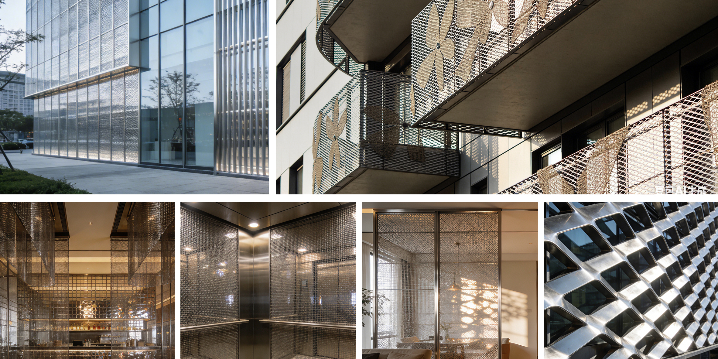 Decorative wire mesh Application