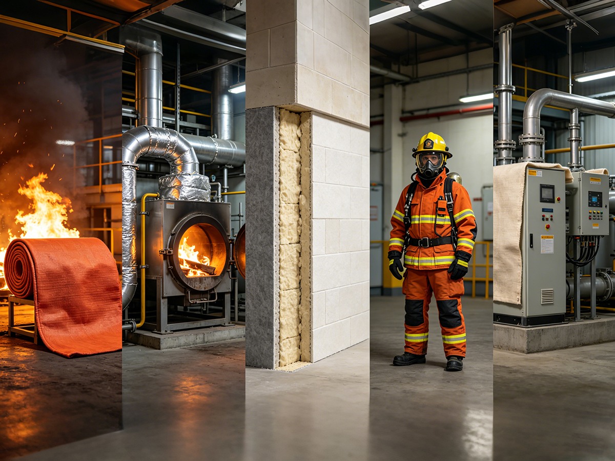 Applications of stainless steel in fireproof cloth