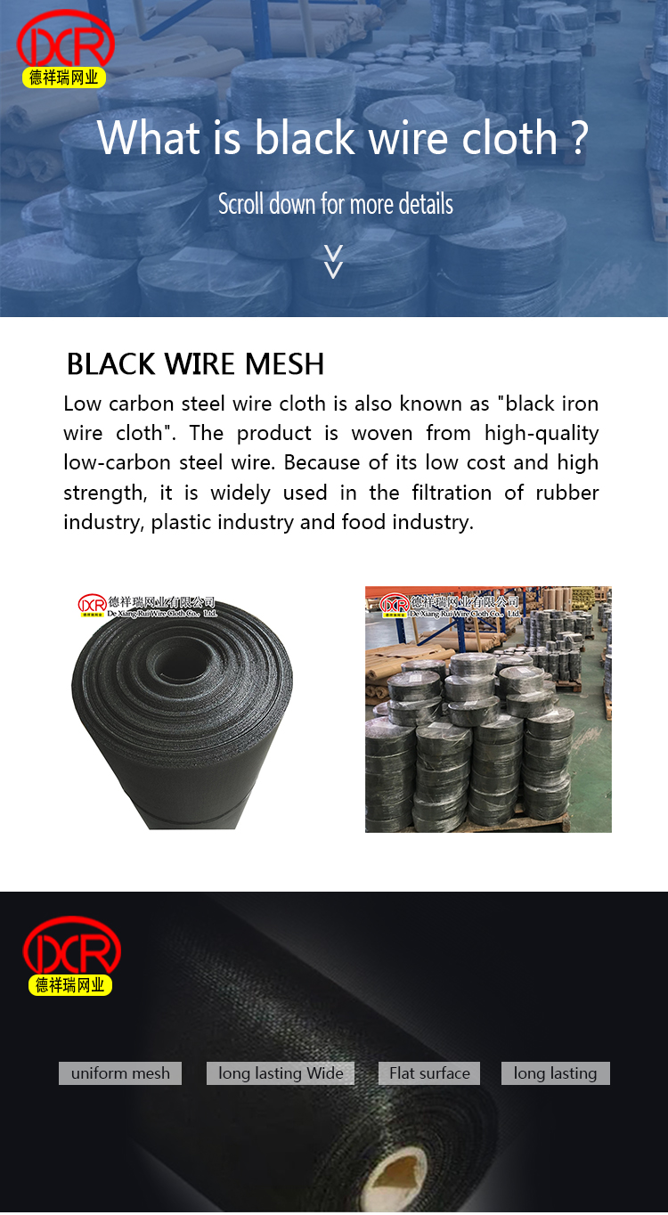 black wire mesh